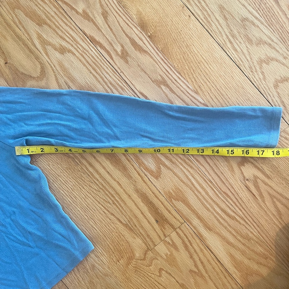 Garage Ribbed Blue Top - Picture 8 of 8